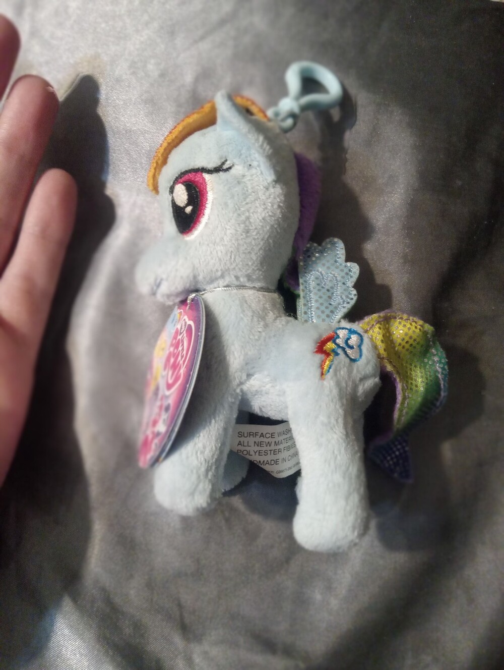 New My Little Pony "Rainbow Dash" Plush Bag Charm